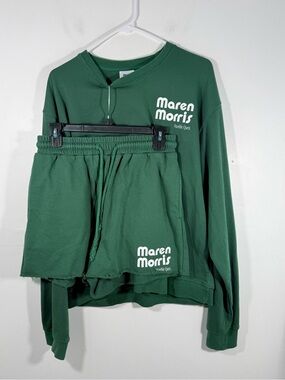 Maren Morris Humble Quest Green Crewneck Sweatshirt Short Set Medium XL Merch
